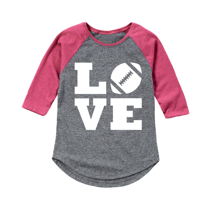 Love Stacked - Youth Girl Raglan