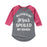 Blessed By Jesus Nana - Youth Girls Raglan